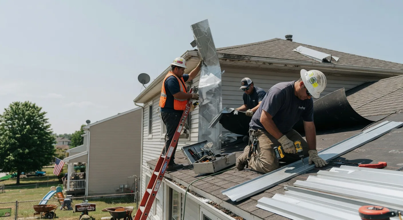 Metal Roof Repair in Montville, CT